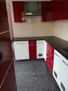 Kitchen Image of 1350 Sq.ft 3 BHK Apartment / Flat for sale in Murugeshpalya Bengaluru for Rs. 14000000