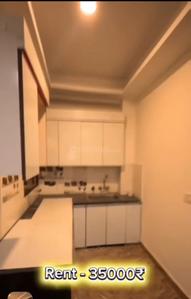 Kitchen Image of 1200 Sq.ft 3 BHK Builder Floor for rent in Vaishali Ghaziabad for Rs. 35000