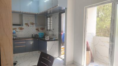 Kitchen Image of 650 Sq.ft 1 BHK Apartment / Flat for rent in Kaggadasapura Bengaluru for Rs. 28000