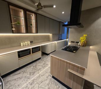 Kitchen Image of 4500 Sq.ft 4 BHK Builder Floor for sale in Sector 57 Gurgaon for Rs. 30000000