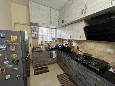 Kitchen Image of 1080 Sq.ft 2 BHK Apartment / Flat for rent in Mahaveer Orchids, Choodasandra Bengaluru for Rs. 35000