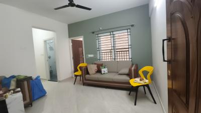 Living Room Image of 850 Sq.ft 1 BHK Builder Floor for rent in Mahadevapura Bengaluru for Rs. 31999