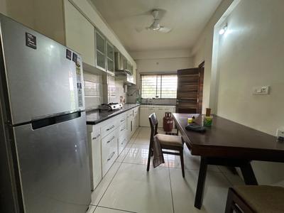 Kitchen Image of 1100 Sq.ft 2 BHK Apartment / Flat for rent in Mahalakshmi Nagar Indore for Rs. 35000