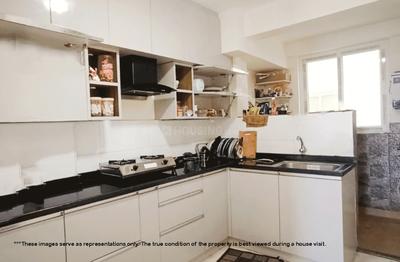 Kitchen Image of 550 Sq.ft 1 BHK Apartment / Flat for rent in Electronic City Bengaluru for Rs. 25000