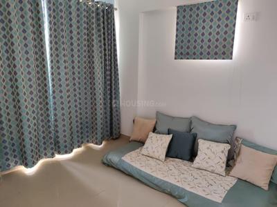 Bedroom Image of 1350 Sq.ft 2.5 BHK Apartment / Flat for rent in Adani The Meadows, Shantigram Ahmedabad for Rs. 42000