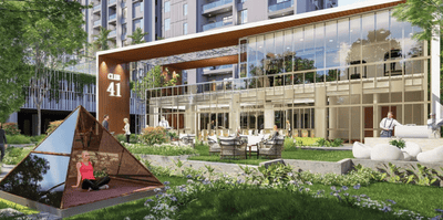 Image of 1080 Sq.ft 3 BHK Apartment / Flat for sale in Krisala 41 Luxovert, Tathawade, Pune for Rs. 12000000