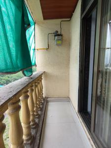 Balcony Image of 850 Sq.ft 2 BHK Apartment / Flat for rent in Mangala Mayurs Nature Glory Phase 3, Kalwa Thane for Rs. 35000