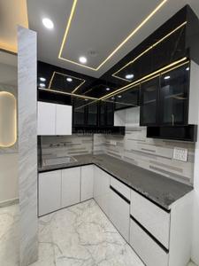 Kitchen Image of 450 Sq.ft 1 BHK Builder Floor for rent in Dwarka Mor New Delhi for Rs. 12500