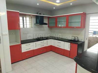 Kitchen Image of 2200 Sq.ft 3 BHK Apartment / Flat for rent in Aparna Hill Park Lake Breeze, Chandanagar Hyderabad for Rs. 53000