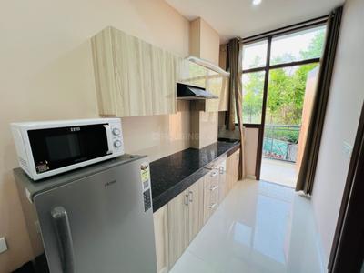 Kitchen Image of 750 Sq.ft 1 RK Independent House for rent in Tulip Monsella, Sector 53 Gurgaon for Rs. 24000
