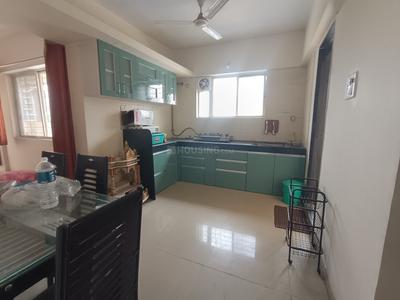 Kitchen Image of 980 Sq.ft 2 BHK Apartment / Flat for rent in Nisarg Renuka Akruti, Wakad Pune for Rs. 30000