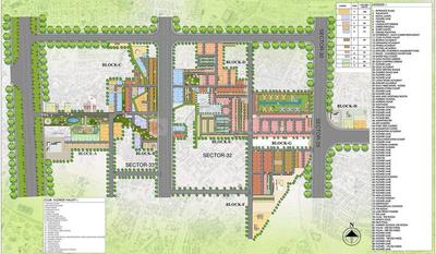 Image of 2129 Sq.ft 3.5 BHK Builder Floor for sale in Central Park The Orchard, Sector 32, Sohna for Rs. 36000000