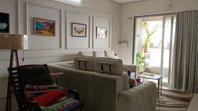 Living Room Image of 1150 Sq.ft 3 BHK Apartment / Flat for sale in Krisna Nirmaan Amorapolis, Dhanori Pune for Rs. 10000000