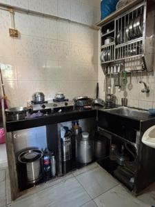 Kitchen Image of 480 Sq.ft 1 BHK Apartment / Flat for rent in Link View, Borivali West Mumbai for Rs. 30000
