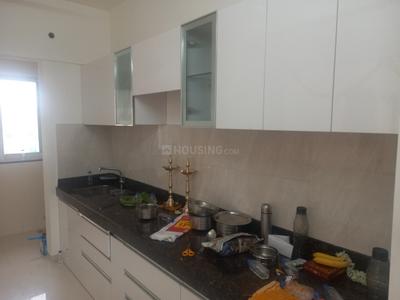 Kitchen Image of 1370 Sq.ft 3 BHK Apartment / Flat for rent in K Raheja Sterling, Kondhwa Pune for Rs. 42000