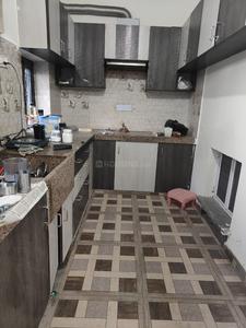 Kitchen Image of 500 Sq.ft 1 BHK Builder Floor for rent in Vaishali Nagar Jaipur for Rs. 18000