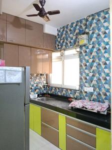 Kitchen Image of 500 Sq.ft 1 BHK Apartment / Flat for rent in Cosmos Orchid, Kasarvadavali Thane for Rs. 27000