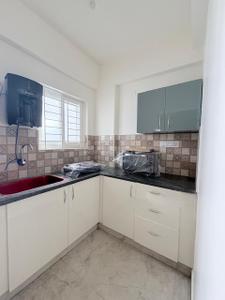 Kitchen Image of 750 Sq.ft 1 BHK Apartment / Flat for rent in Kadubeesanahalli Bengaluru for Rs. 27010