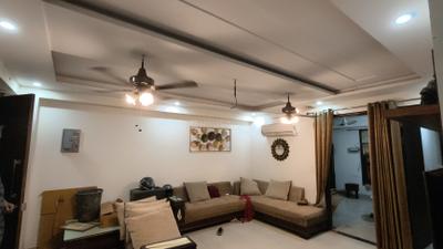 Living Room Image of 1100 Sq.ft 2 BHK Apartment / Flat for rent in Sector 30 Gurgaon for Rs. 45000