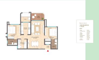 Image of 1086 Sq.ft 2 BHK Apartment / Flat for sale in Lodha Sylyan, Hinjawadi Phase 3, Pune for Rs. 11000000