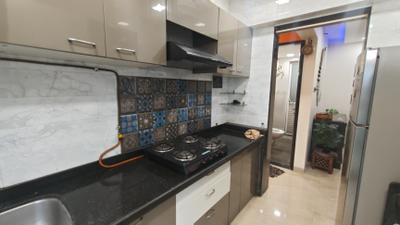Kitchen Image of 1450 Sq.ft 2 BHK Apartment / Flat for rent in Satyam Mayfair, Ulwe Navi Mumbai for Rs. 50000