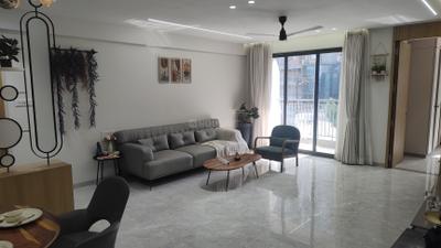 Living Room Image of 1830 Sq.ft 3 BHK Apartment / Flat for sale in Bhesan Surat for Rs. 7100000