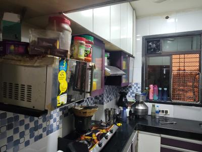 Kitchen Image of 700 Sq.ft 2 BHK Apartment / Flat for rent in Raunak Unnathi Greens, Kasarvadavali Thane for Rs. 17700