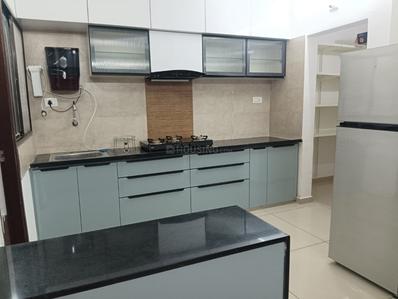 Kitchen Image of 1705 Sq.ft 3 BHK Apartment / Flat for rent in Darshanam Central Park, Sayajiganj Vadodara for Rs. 45000