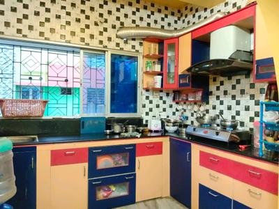 Kitchen Image of 945 Sq.ft 2 BHK Apartment / Flat for sale in Maa Apartment, Bansdroni Kolkata for Rs. 3800000