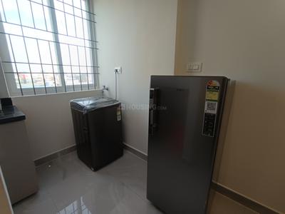 Kitchen Image of 750 Sq.ft 1 BHK Apartment / Flat for rent in Koramangala Bengaluru for Rs. 35000