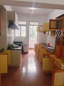 Kitchen Image of 1800 Sq.ft 3 BHK Apartment / Flat for rent in Jain Prakruti, Jayanagar Bengaluru for Rs. 70000