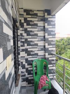Balcony Image of 1050 Sq.ft 3 BHK Apartment / Flat for rent in Kalyani Nadia for Rs. 13000