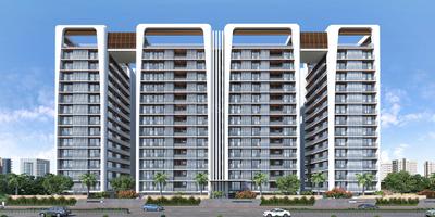 Image of 1851 Sq.ft 3 BHK Apartment / Flat for sale in Pramukh Skycity World, New Althan, Surat for Rs. 6750000