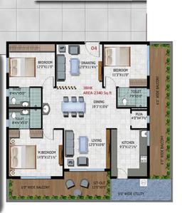 3 BHK Flat