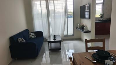 Living Room Image of 595 Sq.ft 1 BHK Apartment / Flat for sale in Makane Kapase Mumbai for Rs. 2050000