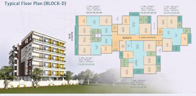 Image of 1405 Sq.ft 2 BHK Apartment / Flat for sale in Raghunathpur, Bhubaneswar for Rs. 10100000