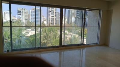 Living Room Image of 1200 Sq.ft 3 BHK Apartment / Flat for rent in Santacruz West Mumbai for Rs. 225000