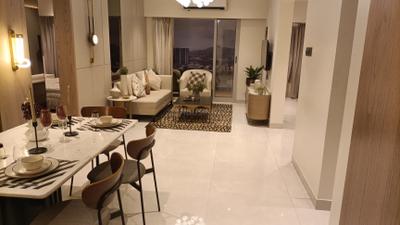 Living Room Image of 700 Sq.ft 2 BHK Apartment / Flat for sale in Siddha Sky, Sion Mumbai for Rs. 20500000