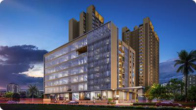 Image of 1109 Sq.ft 2 BHK Apartment / Flat for sale in Sukhwani Ambar, Wakad, Pune for Rs. 8900000