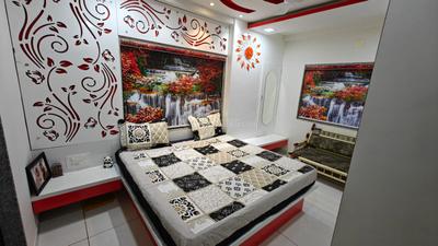Bedroom Image of 1750 Sq.ft 3 BHK Apartment / Flat for sale in Skyseven Synnove Palladium, Bhayli Vadodara for Rs. 8000000
