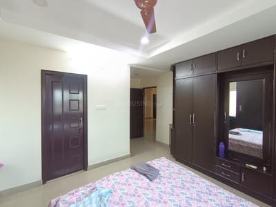Bedroom Image of 1650 Sq.ft 3 BHK Apartment / Flat for rent in Habsiguda Hyderabad for Rs. 40000