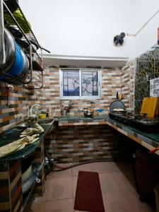 Kitchen Image of 800 Sq.ft 2 BHK Apartment / Flat for sale in Mukundapur Kolkata for Rs. 2200000