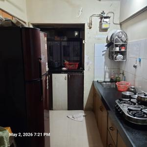 Kitchen Image of 550 Sq.ft 1 BHK Apartment / Flat for rent in Raunak Park, Pokhran- 2 Thane for Rs. 30000