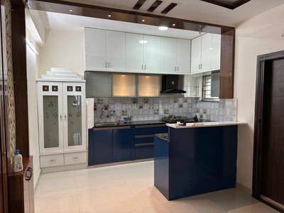 Kitchen Image of 1313 Sq.ft 2 BHK Apartment / Flat for rent in Nakshatra Blue Bells, Kukatpally Hyderabad for Rs. 31000