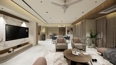 Hall Image of 3593 Sq.ft 4 BHK Apartment / Flat for sale in Swati Symphony, Bodakdev Ahmedabad for Rs. 45000000