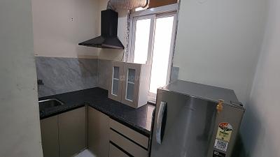 Kitchen Image of 620 Sq.ft 1 RK Apartment / Flat for rent in Karolan Ka Barh Jaipur for Rs. 15500