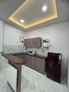 Kitchen Image of 800 Sq.ft 1 BHK Apartment / Flat for rent in Mahalakshmi Nagar Indore for Rs. 19500