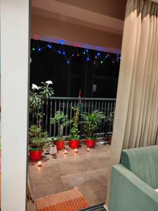 Balcony Image of 1656 Sq.ft 3 BHK Apartment / Flat for sale in Neelkanth Signature Celestia, Tragad Ahmedabad for Rs. 9700000