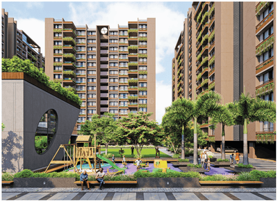 Image of 3341 Sq.ft 4 BHK Apartment / Flat for sale in Shilp Residency, Gota, Ahmedabad for Rs. 22000000