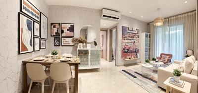 Living Room Image of 460 Sq.ft 1 BHK Apartment / Flat for sale in Hiranandani Kalyan Bldg A Oakwood Bldg B Bridgewood Bldg C Greenwood, Bhiwandi Thane for Rs. 5400000